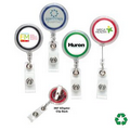 Jumbo See-Thru Retractable Badge Reel (Polydome)